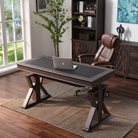 Orren Ellis 60'' W Height Adjustable Rectangle Executive Desk