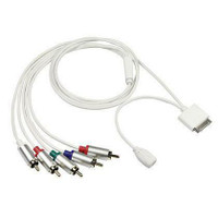 4 ft. Component AV Cable for Apple 30-pin iPhone, iPad, and iPod