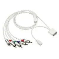 4 ft. Component AV Cable for Apple 30-pin iPhone, iPad, and iPod