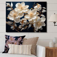Winston Porter Tropical White Plumeria Beauty I - Plumeria Canvas Wall Art