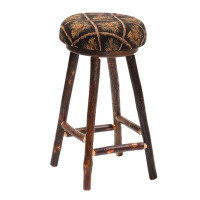 Loon Peak Cleary Solid Wood 24" Counter Stool