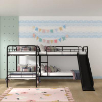 Isabelle & Max™ Aurthur Twin over Twin L-Shaped Bunk Beds by Isabelle & Max™