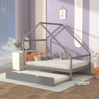 Isabelle & Max™ Aldiana Full Size Wooden House Bed With Twin Size Trundle