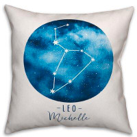 Dakota Fields Dulin Zodiac Sign Astrological Constellation Personalized Throw Pillow