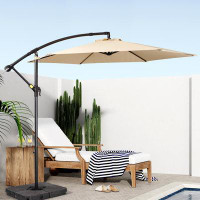 Arlmont & Co. Hadewig Arlmont & Co. 120" Cantilever Umbrella