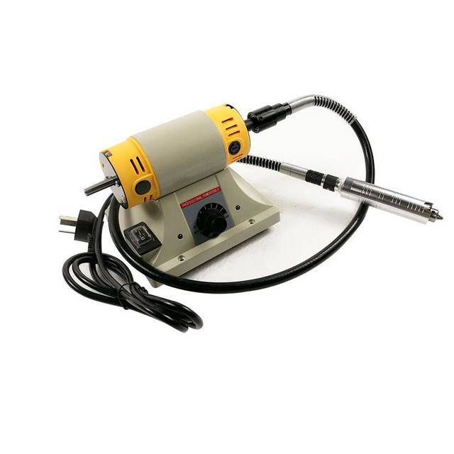 Used Electric Chisel Carving Tools Machine Carving Woodworking 220V Yellow 202110 in Other Business & Industrial in Toronto (GTA)