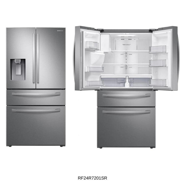 Black Fridge with Ice Dispenser! Kitchen Appliance Sale in Refrigerators in Toronto (GTA) - Image 4
