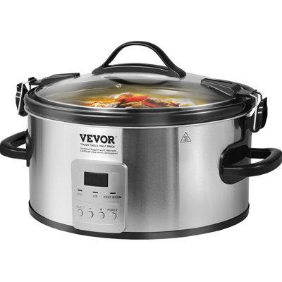 VEVOR VEVOR Slow Cooker, 7QT 280W Electric Slow Cooker Pot with 3-Level Heat Settings in Microwaves & Cookers