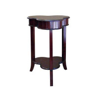 Alcott Hill Glaser Solid Wood 3 legs End Table