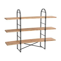 17 Stories 47.875" H x 60" W Steel Etagere Bookcase