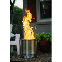 Solo Stove Ranger 15.25" H x 15" W Stainless Steel Wood Burning Outdoor Fire Pit