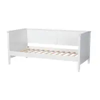 Red Barrel Studio Lefancy Myauna Classic and Traditional White Finished Wood Twin Size Daybed
