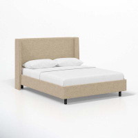 Hokku Designs Jakhyia Upholstered Wingback Bed