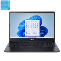 Acer Aspire 3 15.6" Laptop - Black (Pentium N5030/256GB SSD/8GB RAM/Windows 11)
