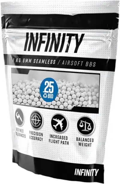 Valken Canada Infinity 4000 0.25 Gram 6mm Bbs Infinity Bbs Are Perfectly Spherical And Seamless For...