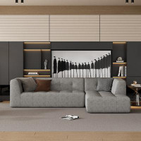 Latitude Run® Upholstered Modular L-Shaped Sofa