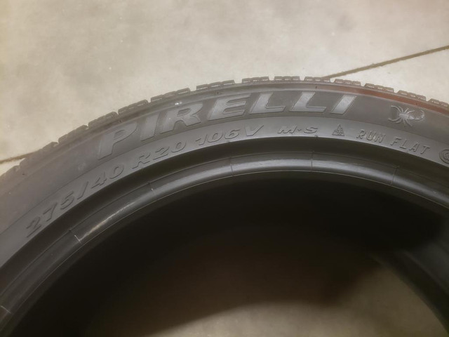 (WH24) 1 Pneu Hiver - 1 Winter Tire 275-40-20 Pirelli Run Flat 6/32 in Tires & Rims in Greater Montréal - Image 3