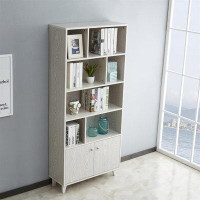 Latitude Run® Modern 4-Tier Bookcase - Vibrant Colour, Durable Material, Versatile Storage For Home And Office