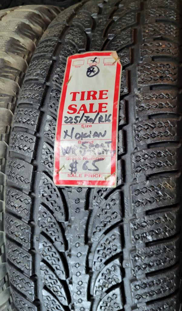 P 225/70/ R16 Nokian WR SUV Winter M/S*  Used WINTER Tires 60% TREAD LEFT  $65 for THE TIRE / 1 TIRE ONLY !! in Tires & Rims in Edmonton Area