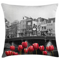 East Urban Home Indoor / Outdoor 40" Throw Pillow Cover