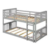 Harriet Bee Full Over Full Bunk Bed With Ladder