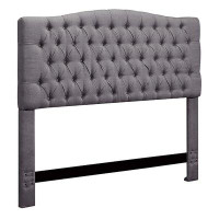 Elle Decor Elle Decor Celeste Tufted Upholstered Padded Headboard with Contemporary Button Tufting