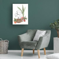 Bay Isle Home™ June Erica Vess  'Purrfect Plants III' Canvas Art
