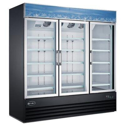 SABA Three Glass Door 63 cu. ft. Merchandising Refrigerator in Refrigerators
