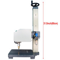 7 Touch screen Pneumatic Dot Peen Metal Print Integrated Marking Machine 110V 017308