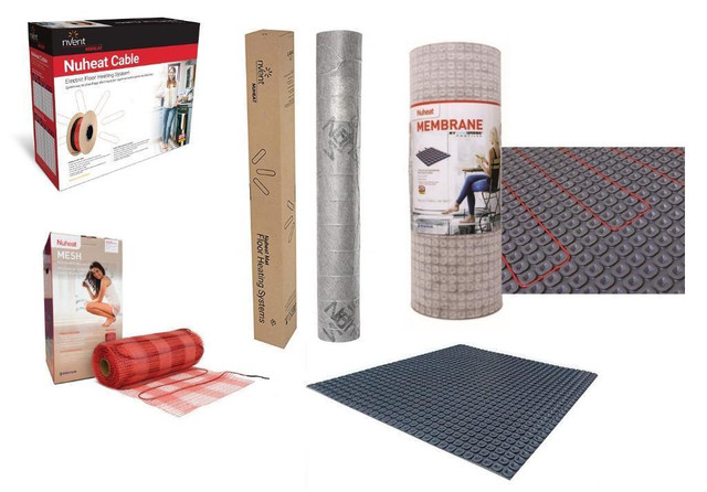 NuHeat nVent Floor Radiant Heat Cable, Standard Mat, Mesh, Membrane  - All Sizes, Types and Models in Heating, Cooling & Air - Image 4