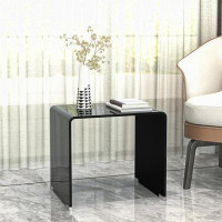 Ivy Bronx Whole Tempered Glass Coffee Table End Table Side Table For Living Room,Bedroom