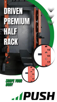 Get Ripped and Save Big: Brand New Driven Premium Half Rack On Discount!