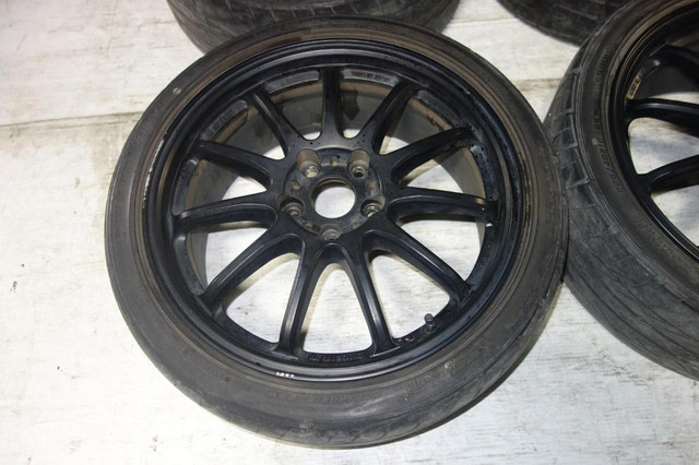 JDM Work Emotion 11r Rims Wheel Tires Genuine 18x7.5 +53 5x114.3 in Tires & Rims - Image 4