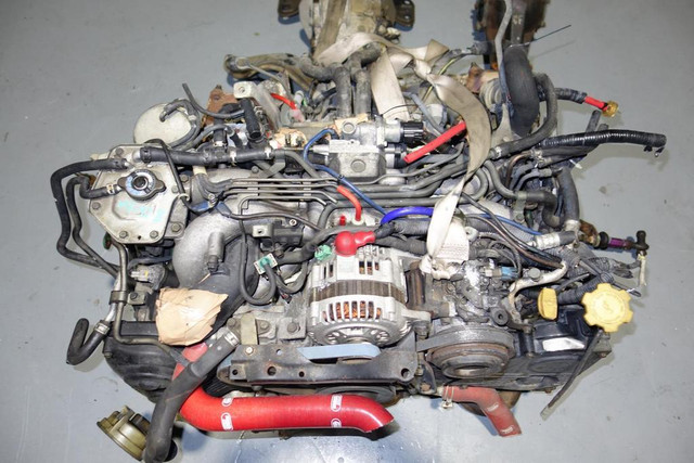 JDM Subaru Legacy RSK GT-B EJ208 Twin Turbo Motor Engine M/T 5speed Manual Transmission Header Differential 2.0L BE5 BE in Engine & Engine Parts - Image 2