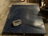 Used Industrial Floor Scale 5500lbs Capacity