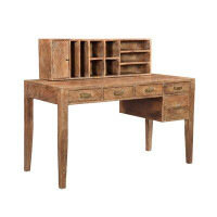 Gracie Oaks Tyann Solid Wood Desk