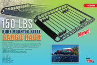 NEW 150 LBS ROOF MOUNTED STEEL CARGO RACK CC0150S