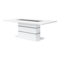 Latitude Run® Vinna 78.6" Pedestal Dining Table