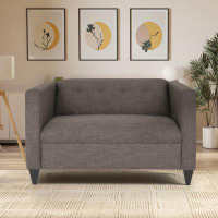 Latitude Run® Bennet Black Loveseat Sofa For Living Room