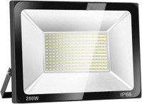 NEW 200W LED FLOOD LIGHT OUTDOOR IP66 BRIGHT WHITE B6200W