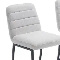 Corrigan Studio Modern Style Upholstered Bar Stool Set of 2 with Footrest for Kitchen and Bar-N/A