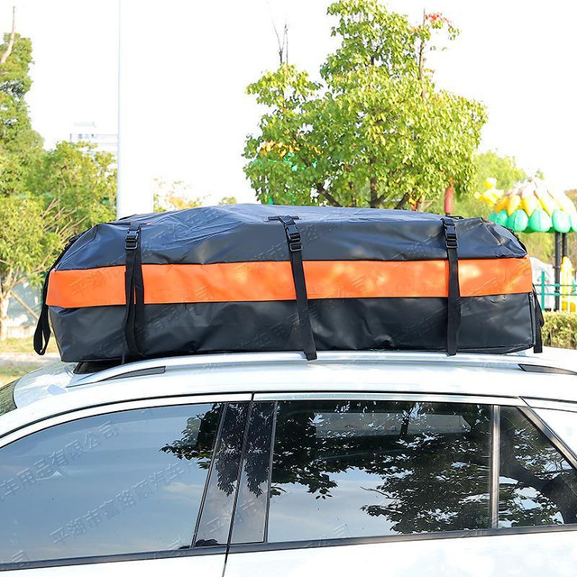 NEW 21 CU CAR ROOF BAG CARGO CARRIER WATERPROOF S3089 in Other in Alberta - Image 3