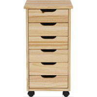 Paracity 6 Drawer Rolling Storage Chest