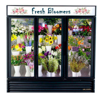Floral/ Flower Coolers TRUE GDM 1-2-3- Glass Door Commercial Coolers