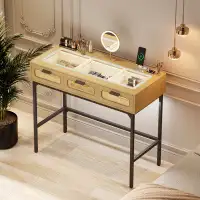 Bay Isle Home™ Ahlem 3 Drawer Dresser With Led Light
