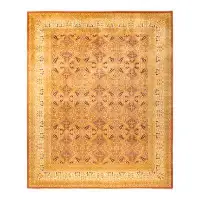 The Twillery Co. Keenan One-of-a-Kind Traditional Hand-Knotted Brown/Orange Area Rug 8'3" x 9'10"