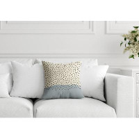 ULLI HOME Anya Miniimalist Abstract Indoor/Outdoor Square Pillow