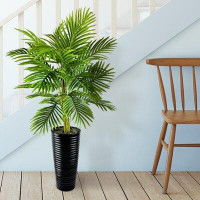 Sol 72 Outdoor™ 48" Artificial Palm Plant in Pot