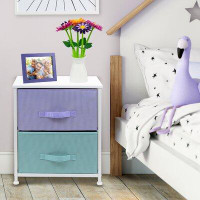 Sorbus Sorbus Nightstand With 2 Drawers - Bedside Furniture & Accent End Table Chest For Home, Bedroom, Steel Frame, Woo