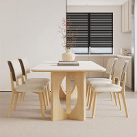Corrigan Studio Rock plate dining table and chair combination